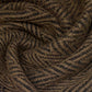 Wool Coating - Chevron - Brown