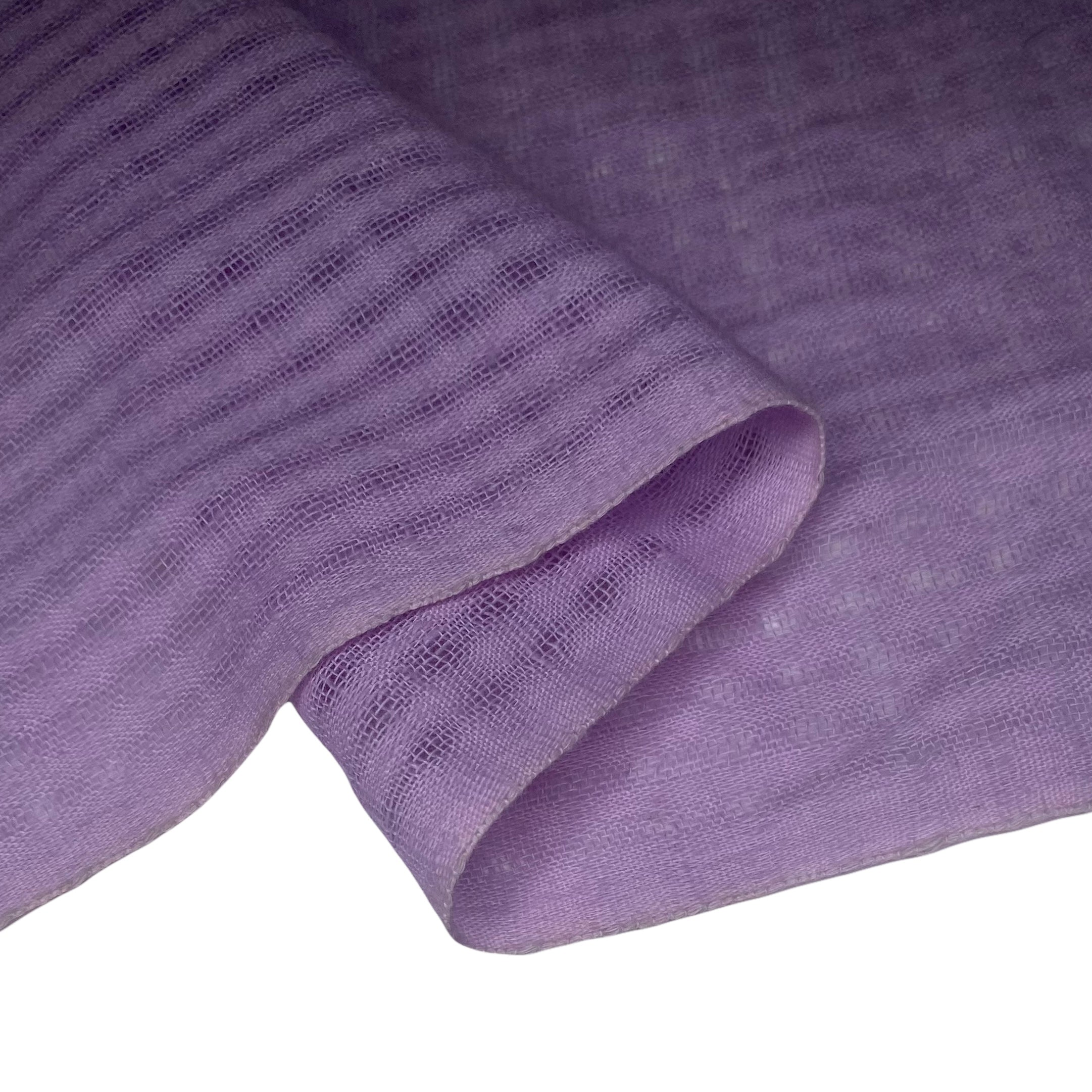 Plaid Cotton Gauze - Purple