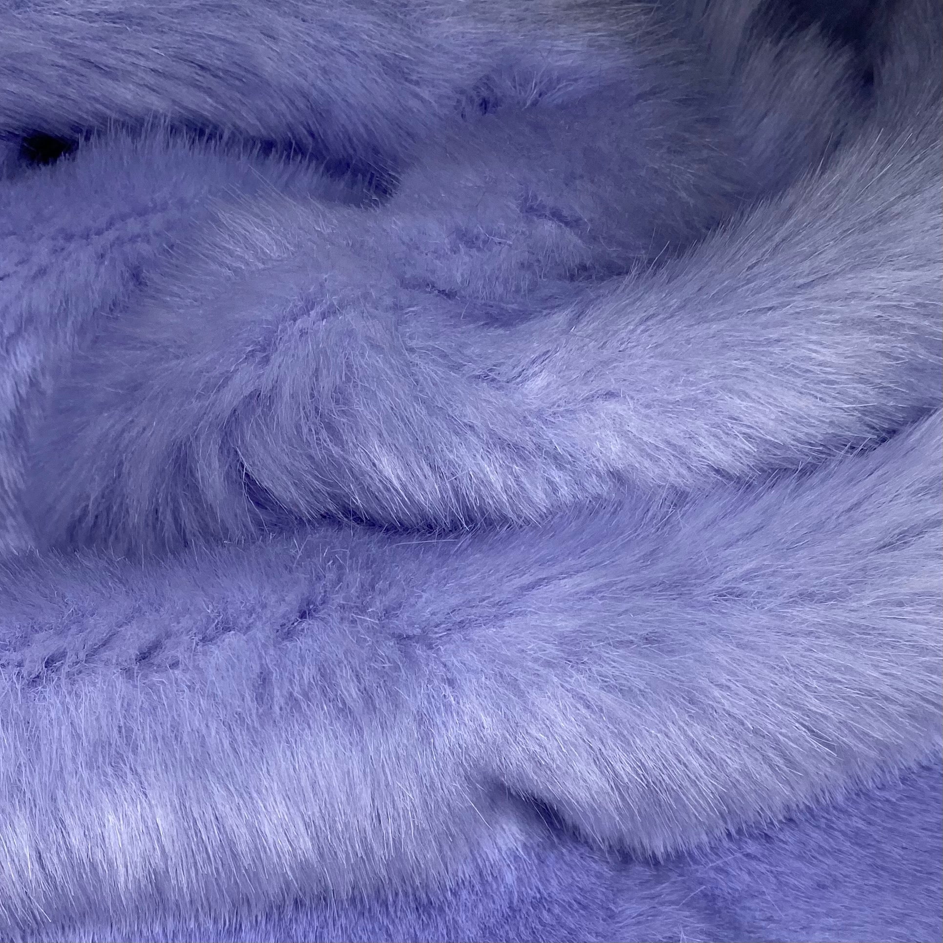 Luxe Striped Faux Fur - Lavender