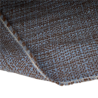 Italian Wool Boucle -  Blue/Brown