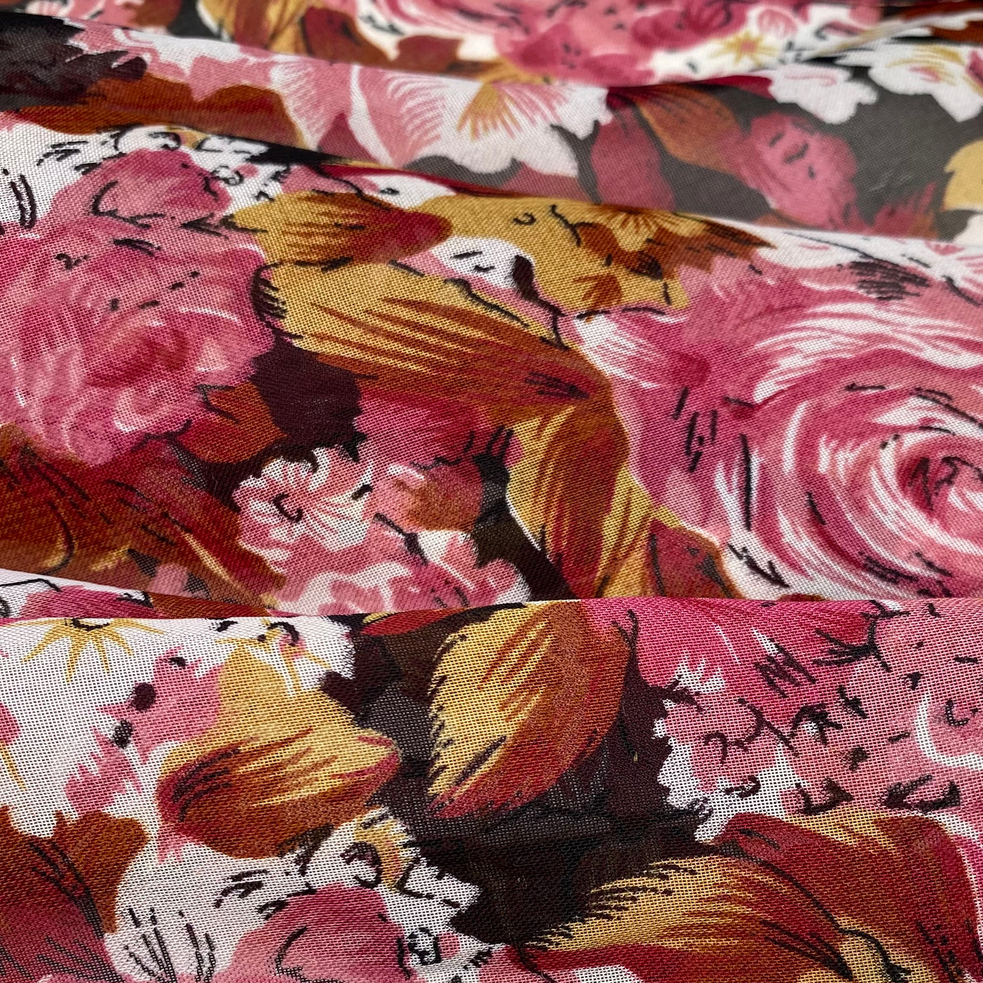 Floral Polyester Chiffon - 56”