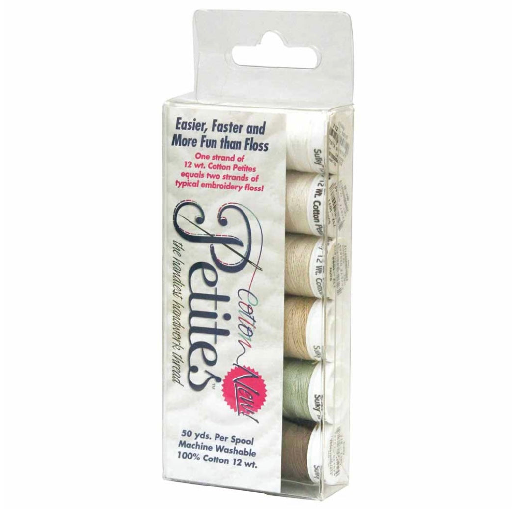 Cotton Thread Pack - Neutrals - 6pc