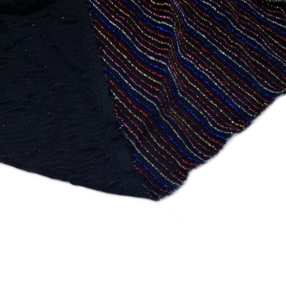 Metallic Striped Knit