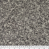 Cotton Upholstery - Designer Remnant - Black/Ivory