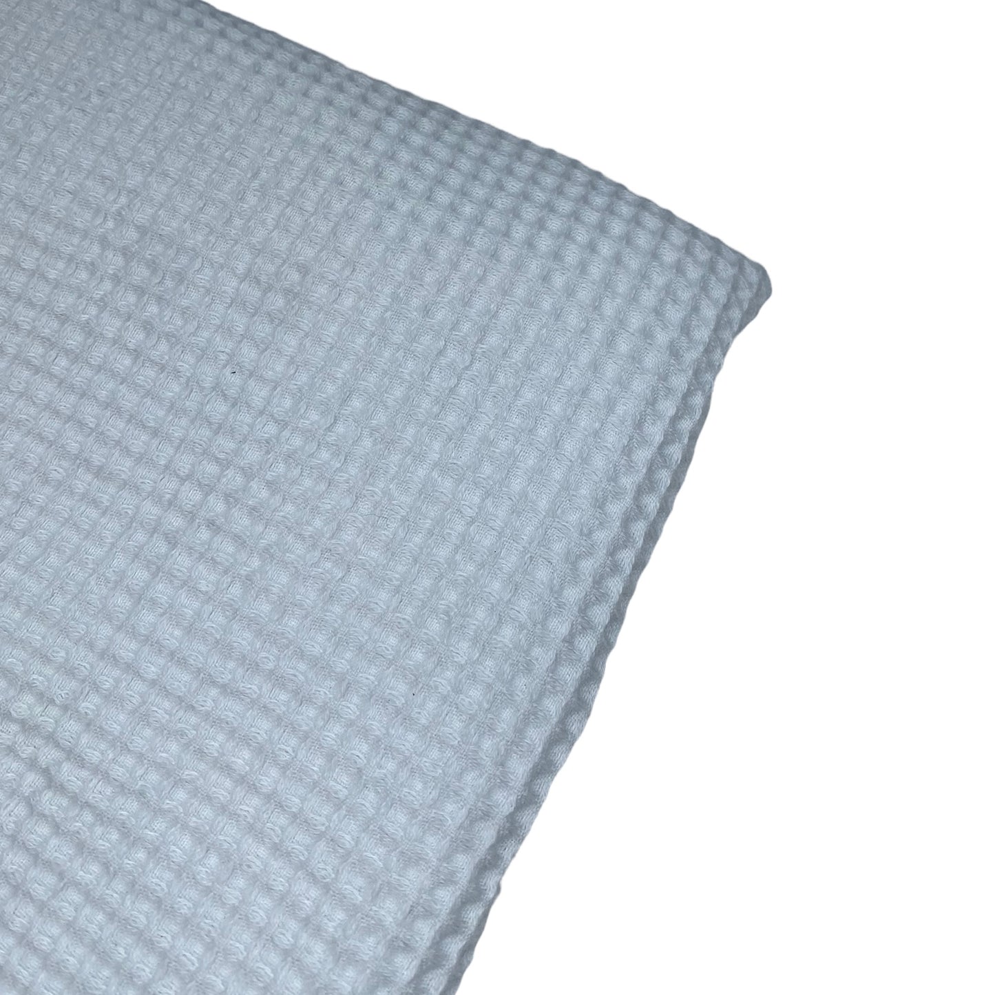 Cotton Waffle Weave - Unwashed - Light Blue