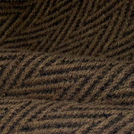 Chevron Wool Coating - Brown