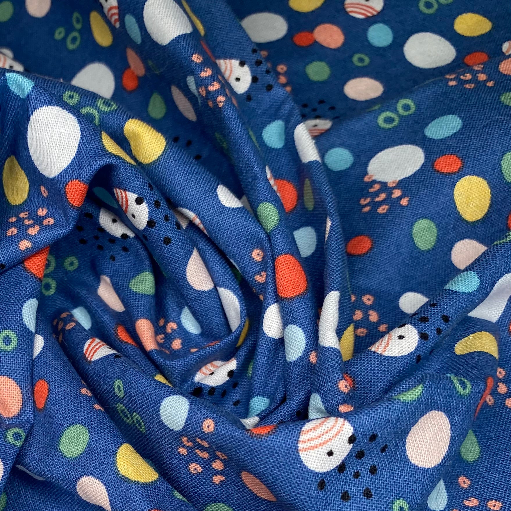 Quilting Cotton - Polka Dots - Remnant