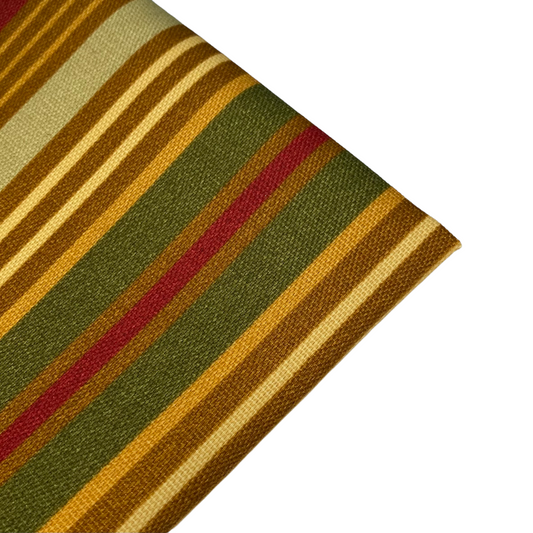 Striped Canvas - 56” - Cranston Home - Yellow/Red/Green