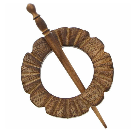 Shawl Pin - Wood - 3 1/4”