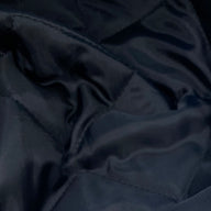 Double Sided Quilted Nylon - Squares - Black