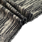 Patterned Upholstery - Designer Remnant - Black/Ivory