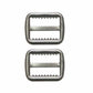Vest Buckles - 25mm (1″) - Silver - 2 pcs