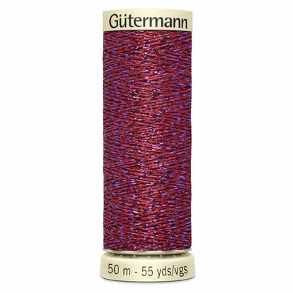 Metallic Sparkle Thread - 50m - Purple