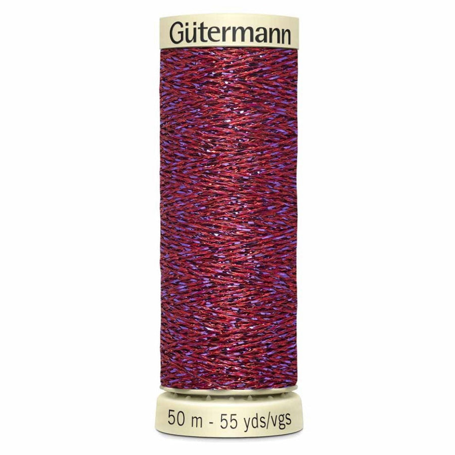 Metallic Sparkle Thread - 50m - Purple