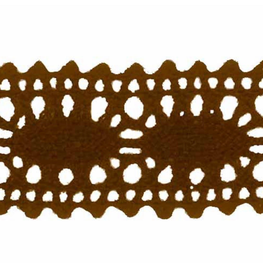 Lace Trim - 25mm - By the Yard - Black