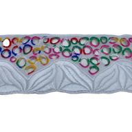 Decorative Eyelet Trim - 2”