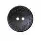 Two Hole Coconut Button - 30mm - Black - 2 Count