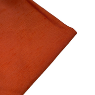 Polyester Shantung Satin - 48” - Orange/White