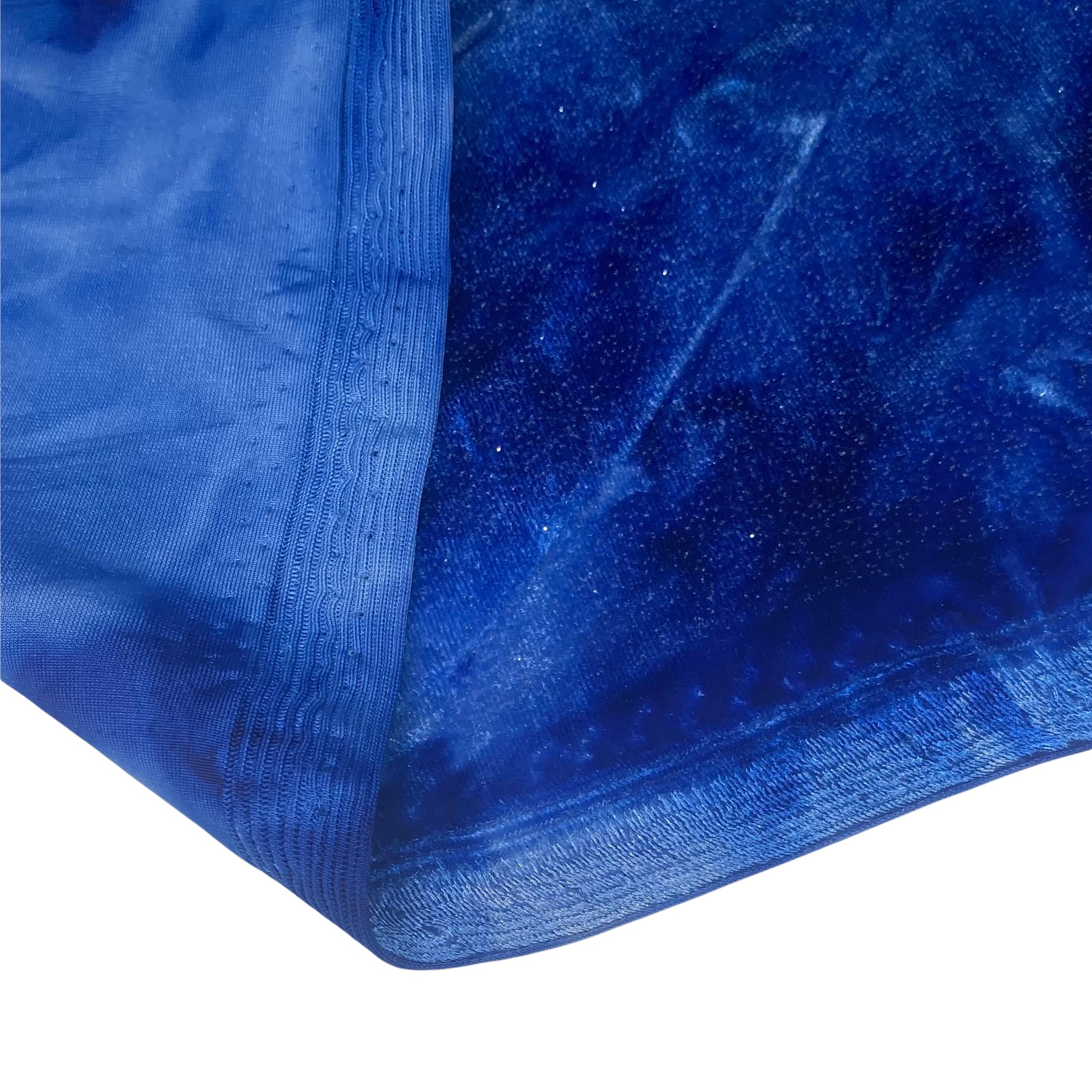 Sparkle Stretch Velvet - Blue