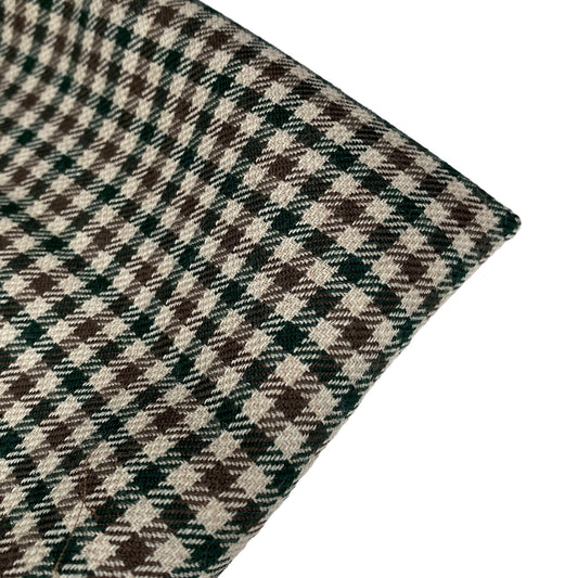 Wool Plaid - Beige/Brown/Green