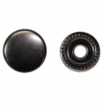 Heavy Duty Snaps - 15mm (5/8″) - 6 sets - Gunmetal