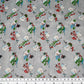 Quilting Cotton - Glittered Snowman - Grey