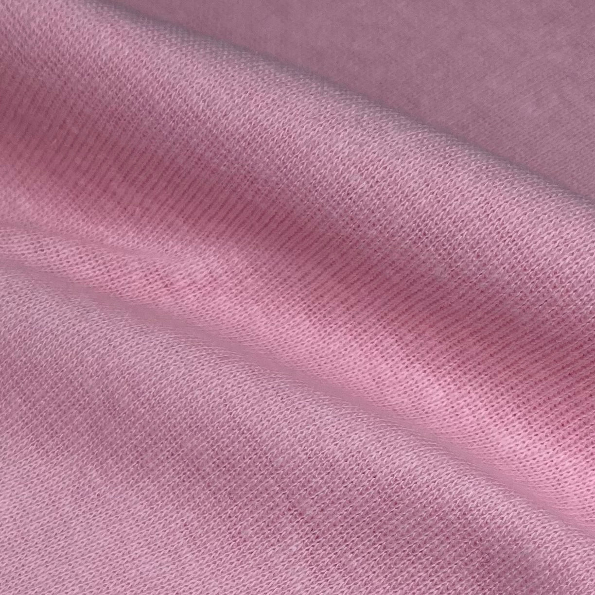 Cotton Tubular Rib Knit - Light Pink