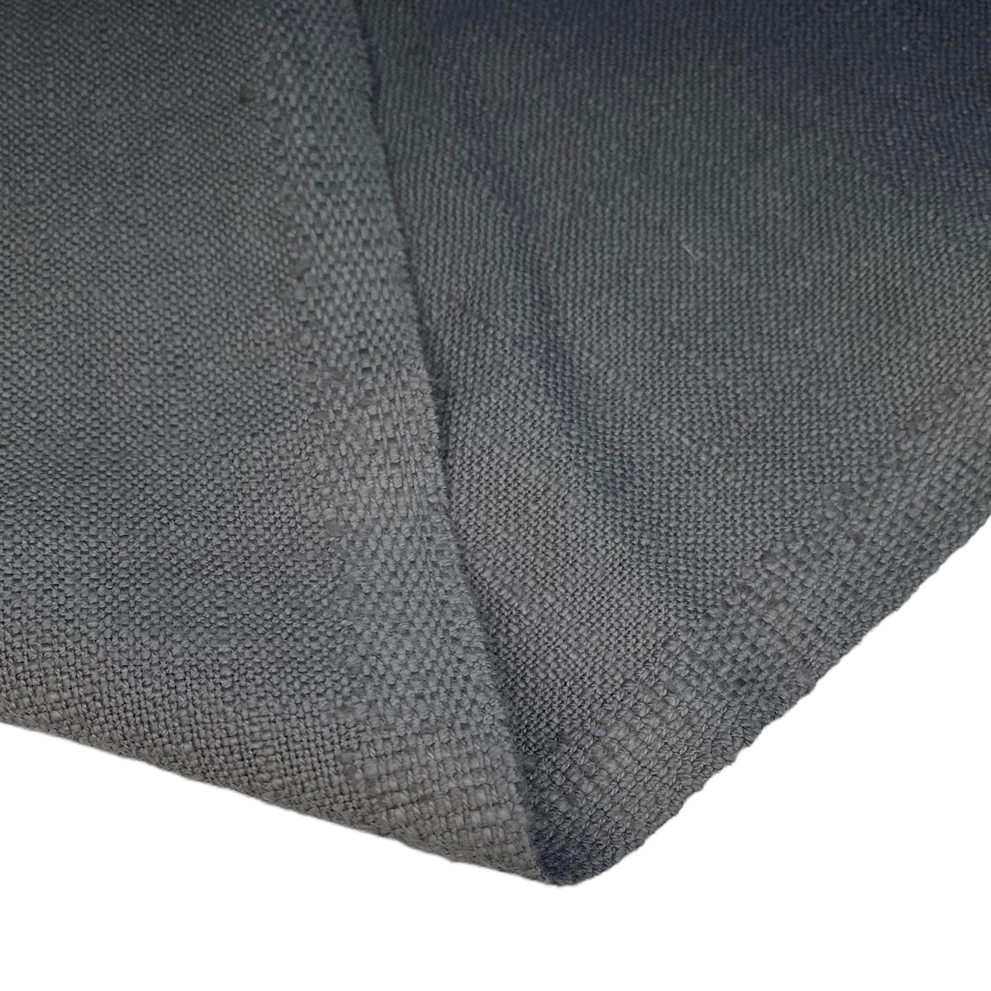 Crosshatch Cotton/Linen Upholstery - 12oz - Grey