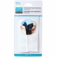 Light Self-Gripping Fasteners Small Dots - 14mm / 1/2” - Black - 8 sets