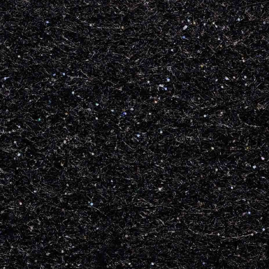 Multi-Coloured Glitter Craft Felt - 72” - White