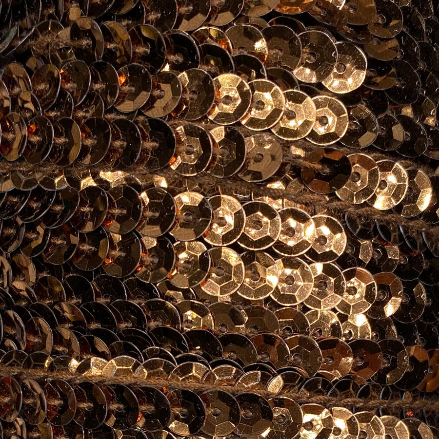 Flat Sequin Trim - Brown