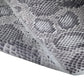 Printed Stretch Silk Charmeuse - Snake - Grey