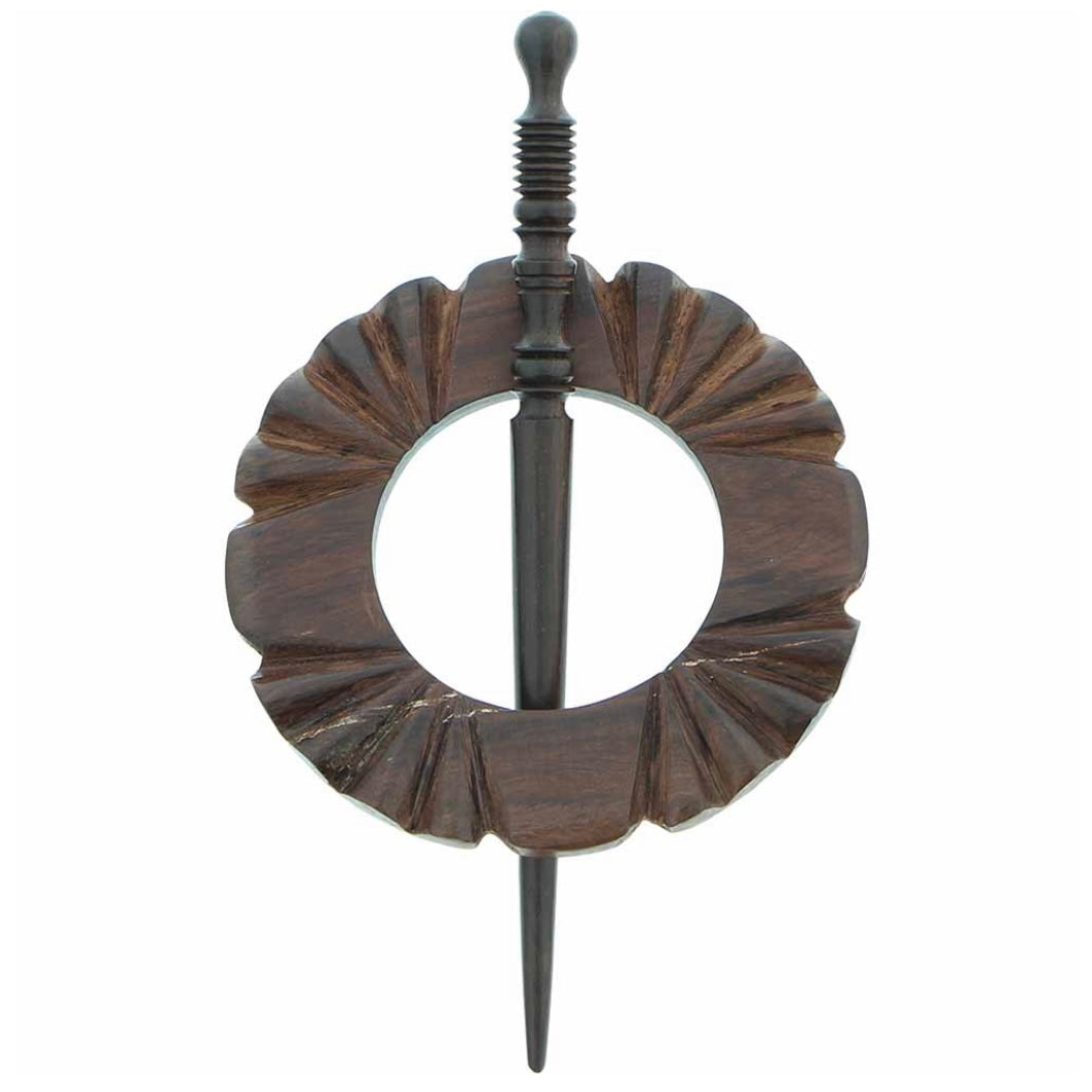 Shawl Pin - Wood - 3 1/8”