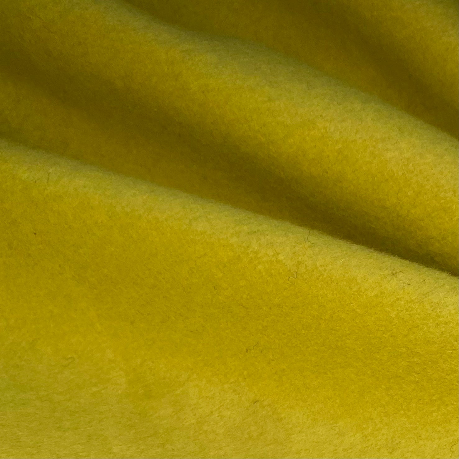 Wool Coating - Remnant - Lemon Lime