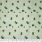 Printed Cotton Voile - Small Floral Print- Mint Green