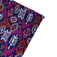 Printed Polyester Chiffon - 60” - Pink/Purple/Orange
