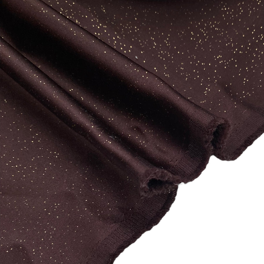 Sparkle Peau De Soie - Matte Satin - Dark Brown/Gold