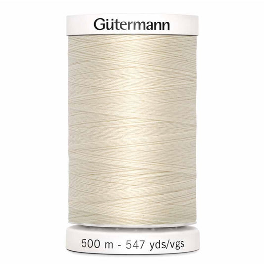 Sew-All Polyester Thread - Gütermann - 1000m - Col. 22 / Eggshell