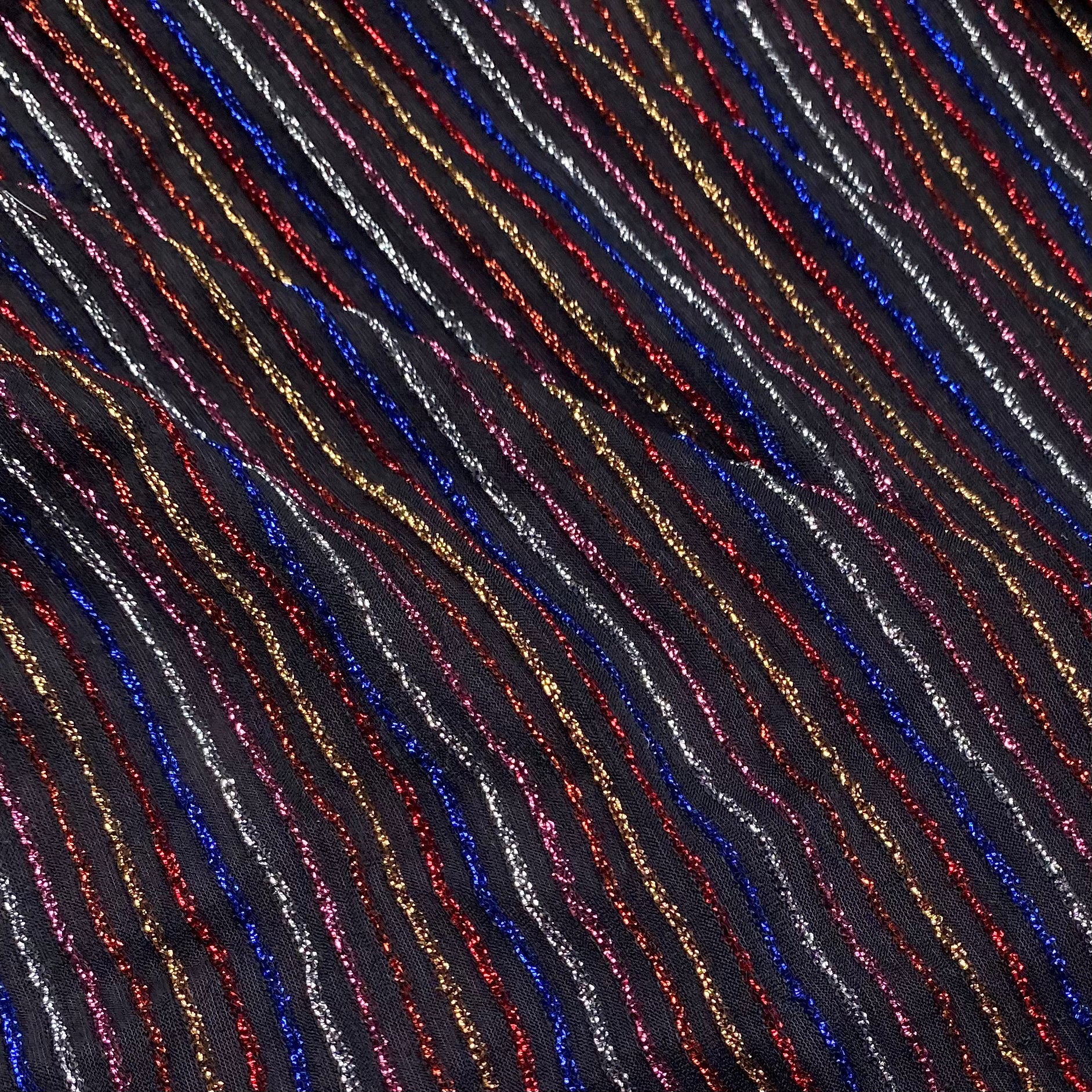 Metallic Striped Knit
