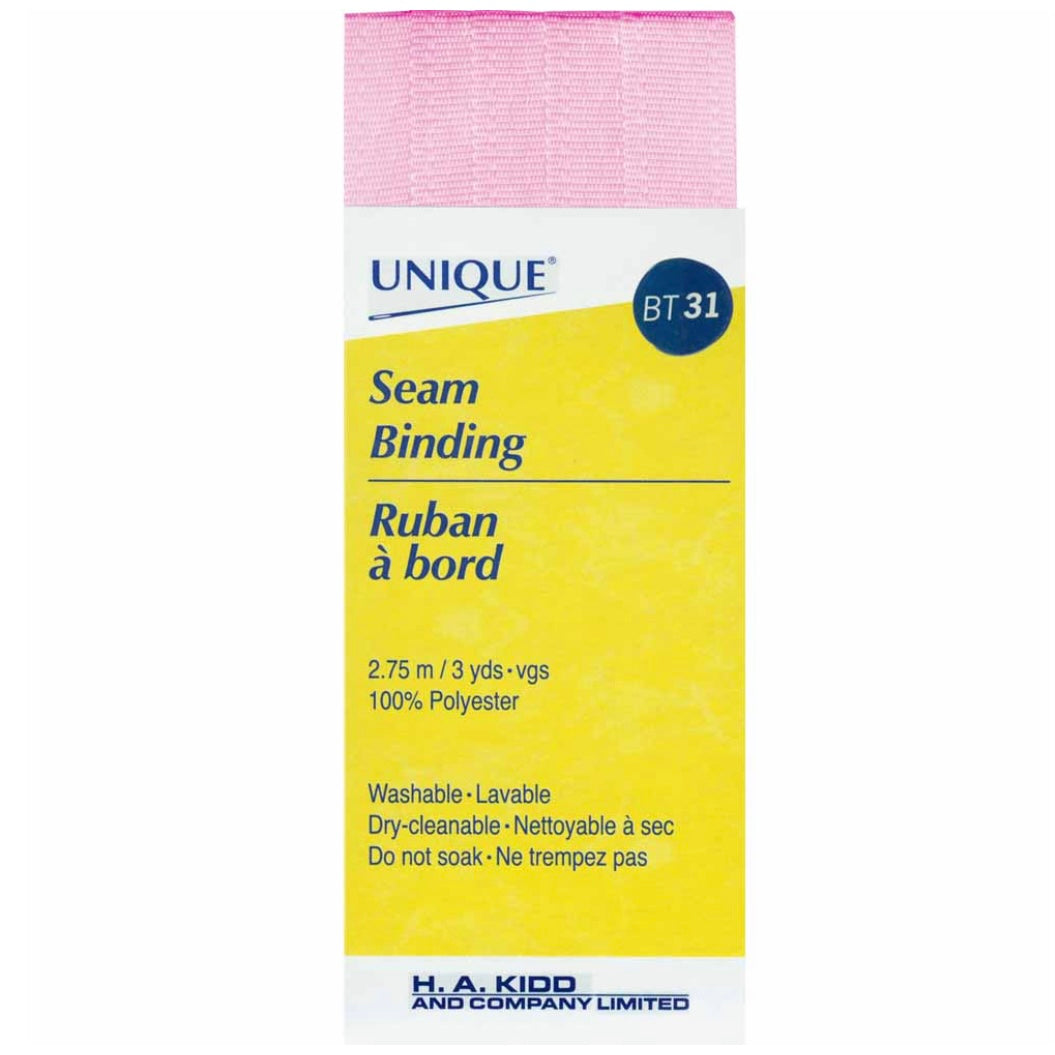 Seam Binding - 14mm x 2.75m - Light Pink