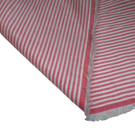 Yarn Dyed - Striped Cotton - Pink/White