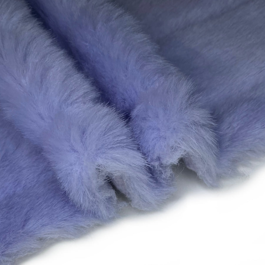 Luxe Striped Faux Fur - Lavender
