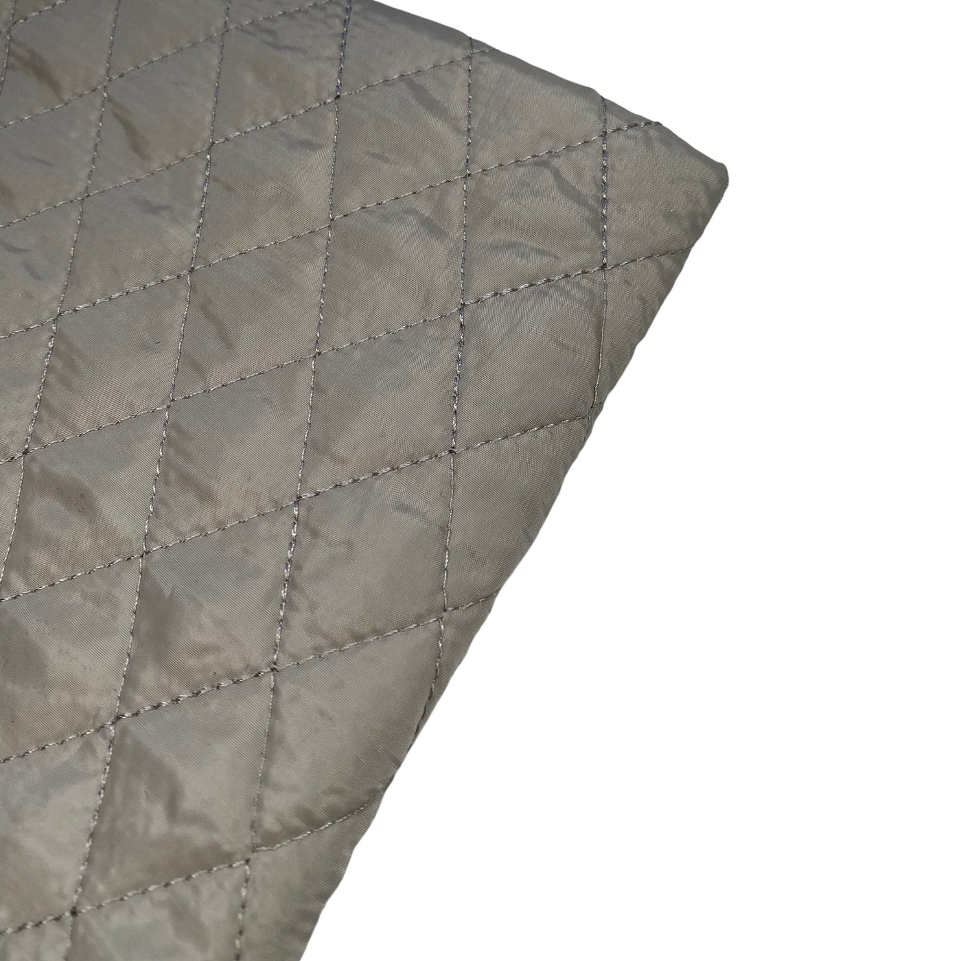 Quilted Nylon - Diamonds - Beige