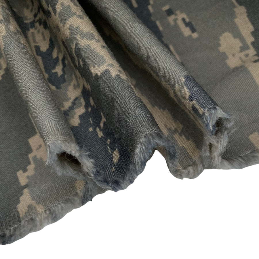 Digital Camouflage Twill Cotton Canvas