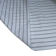 Striped Cotton - 60” - White/Black