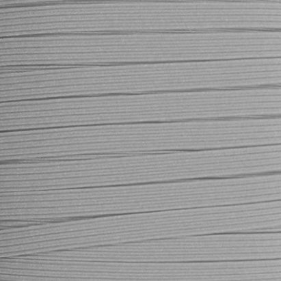 Braided Elastic - 6mm - By the Yard - White