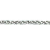 Metallic Twisted Cord - 6mm - Silver