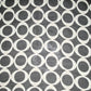 Printed Polyester Chiffon - Circles - Black/White