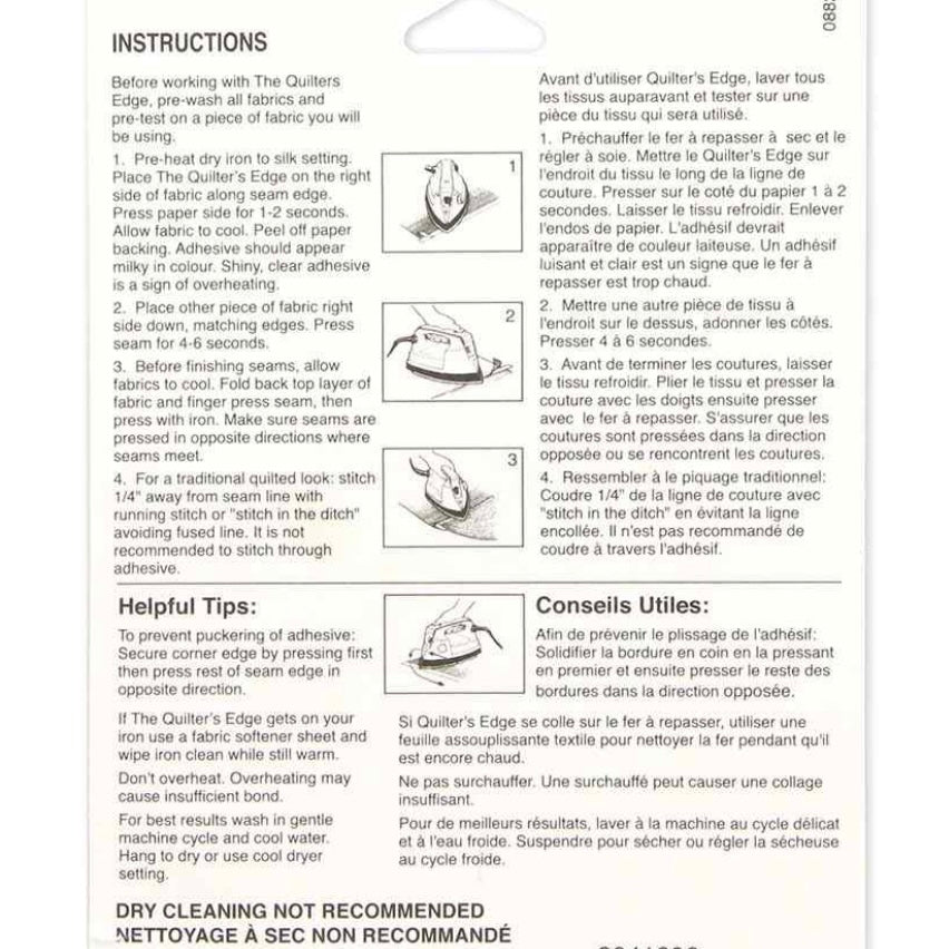 Quilter's Edge Iron-On Adhesive Tape - 6mm x 13.7m