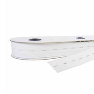 Buttonhole Elastic - 19mm - By the Yard - White